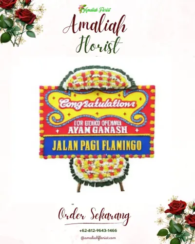 Bunga Papan Congratulation di Jogotrunan